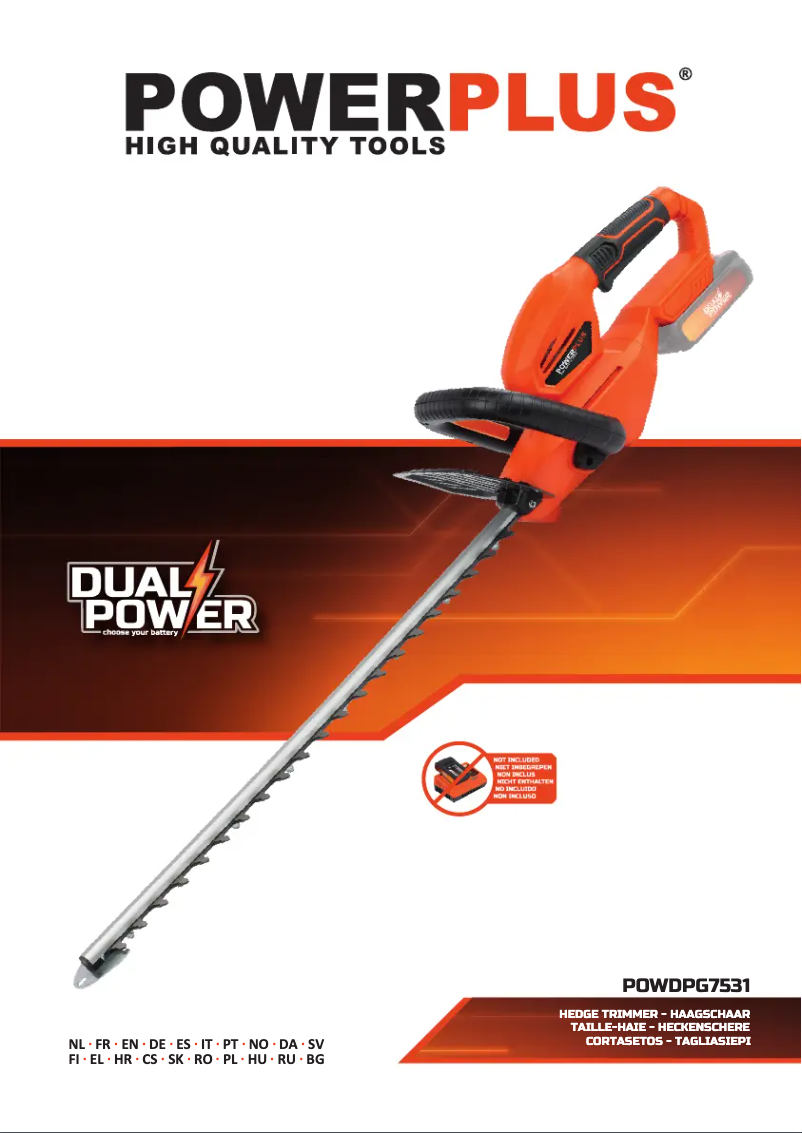 Página 1 del manual Manual de usuario PowerPlus POWDPG7531