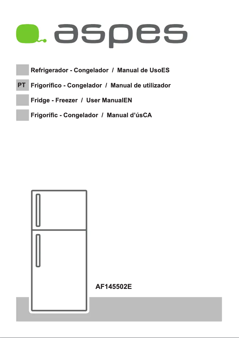 Imagen de la primera página del manual del dispositivo AF145502E