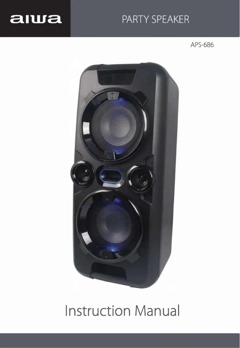 Imagen de la primera página del manual del dispositivo APS-686