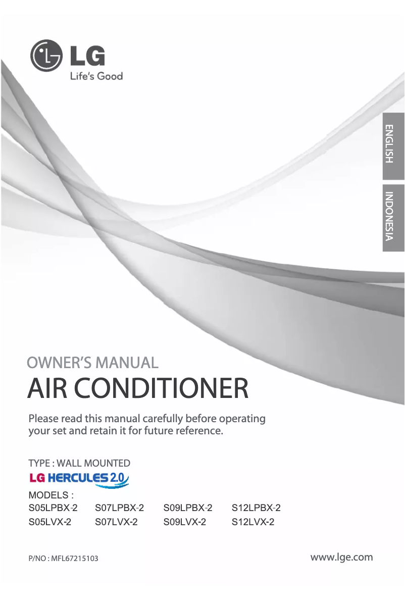 Página 1 del manual Manual de usuario LG SN07LPBX-2
