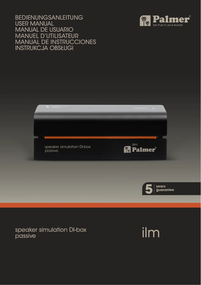 Página nº 1 - Manual de usuario Palmer ilm