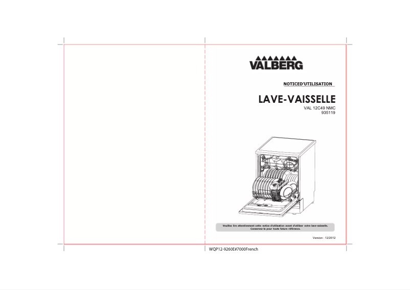 Imagen de la primera página del manual del dispositivo VAL 12C49 NMC