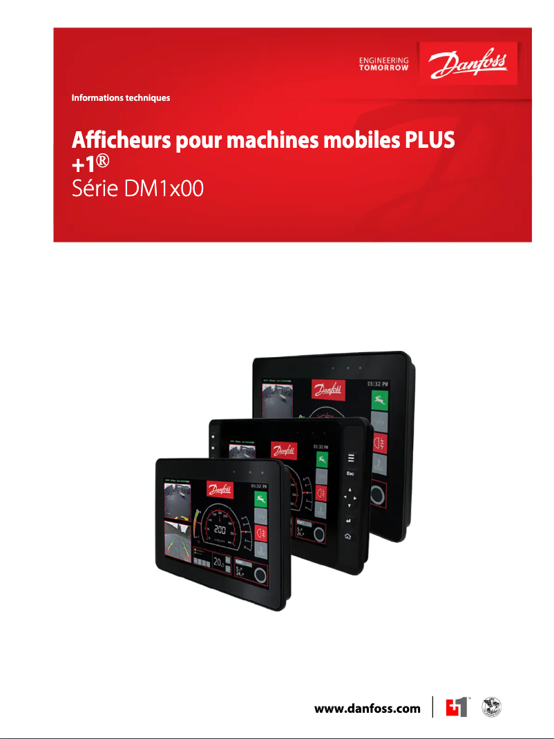 Página 1 del manual Manual de usuario Danfoss DM1X00