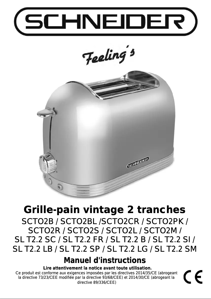 Imagen de la primera página del manual del dispositivo SL T2.2 LB
