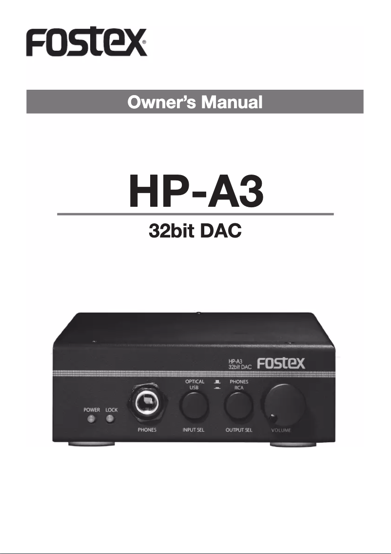 Imagen de la primera página del manual del dispositivo HP-A3