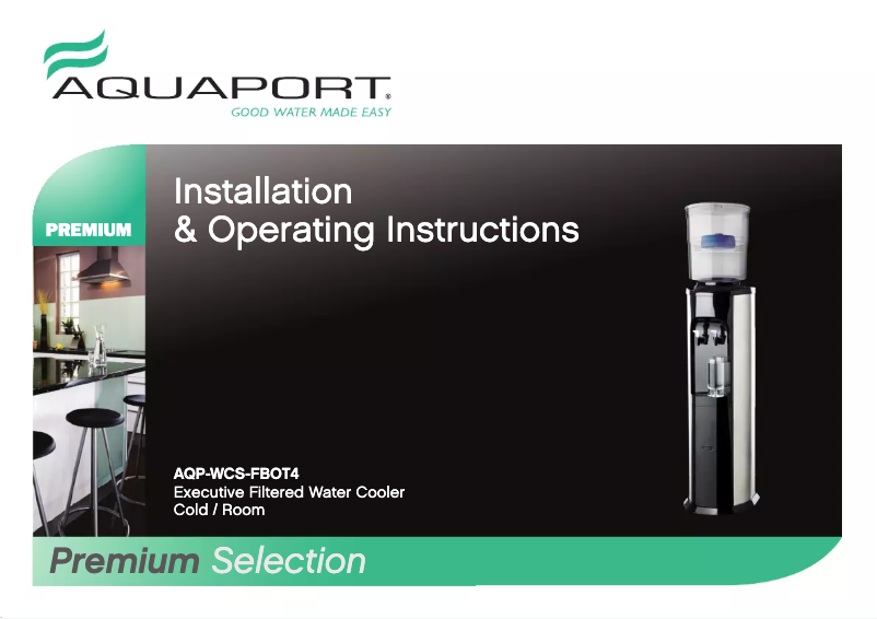 Página 1 del manual Manual de usuario Aquaport AQP-WCM-FBOT4