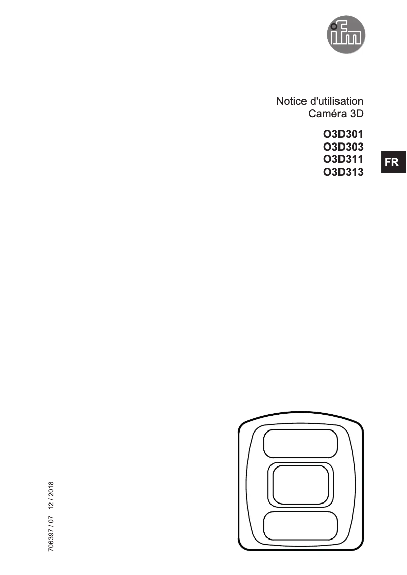 Página 1 del manual Manual de usuario IFM O3D303