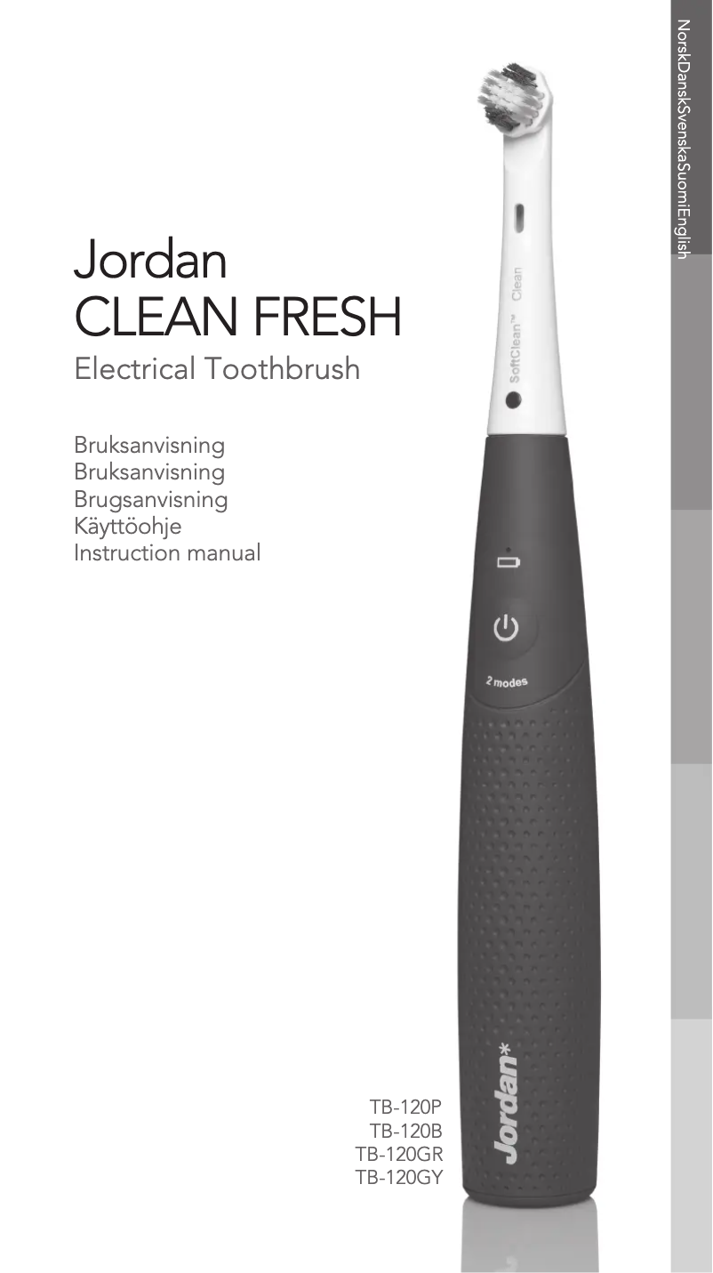 Imagen de la primera página del manual del dispositivo Jordan Clean Fresh TB-120GR