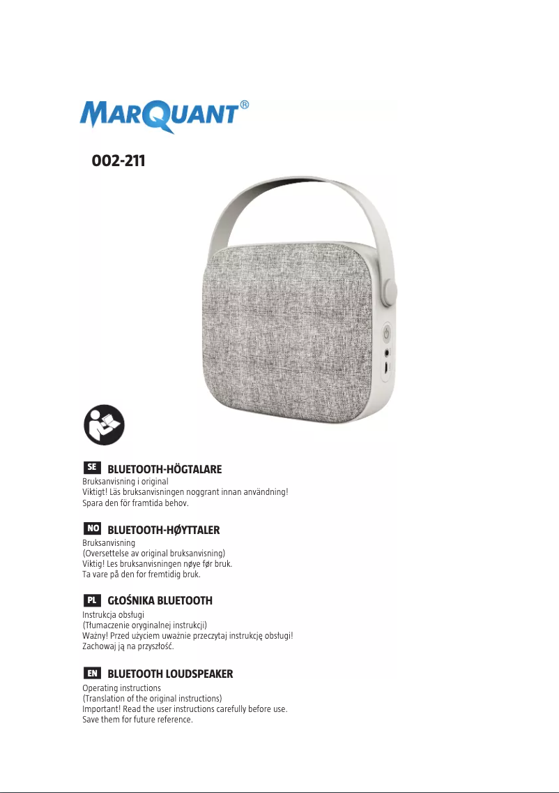 Imagen de la primera página del manual del dispositivo 002-211