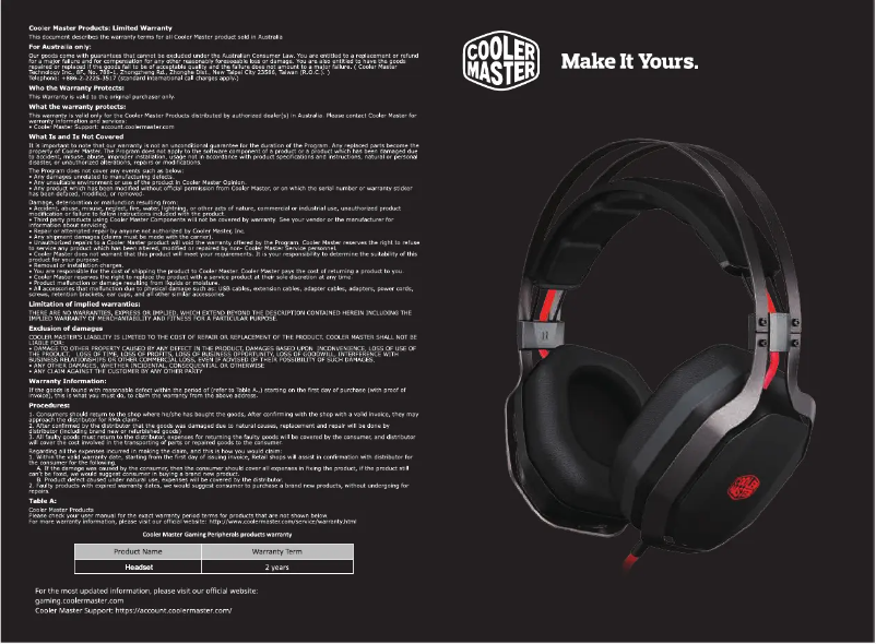 Página 1 del manual Manual de usuario Cooler Master MasterPulse Pro