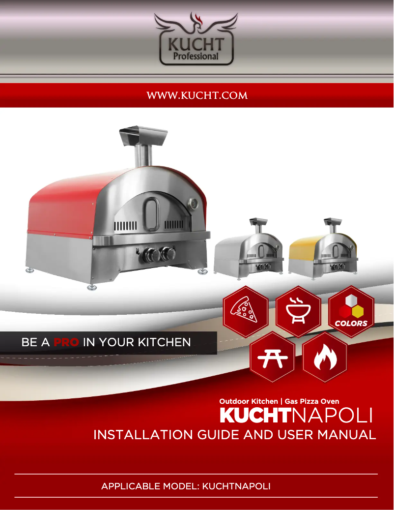 Página 1 del manual Manual de usuario Kucht Napoli