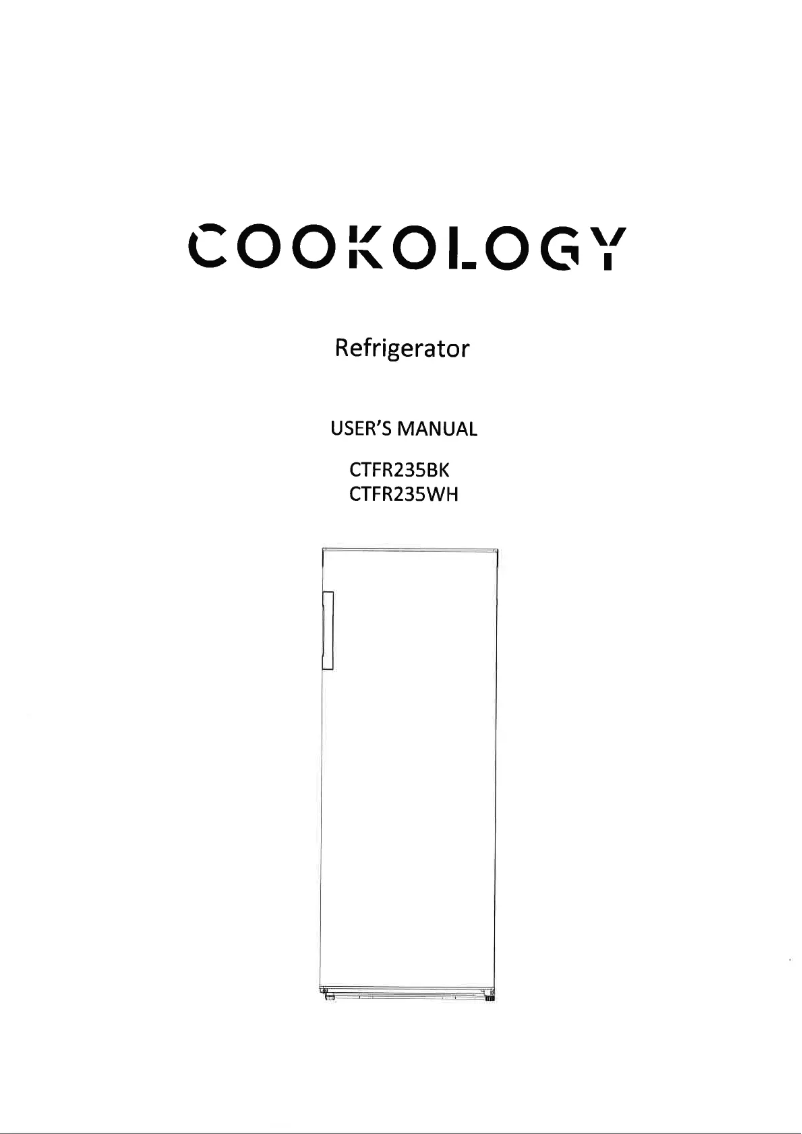 Página 1 del manual Manual de usuario Cookology CTFR235WH