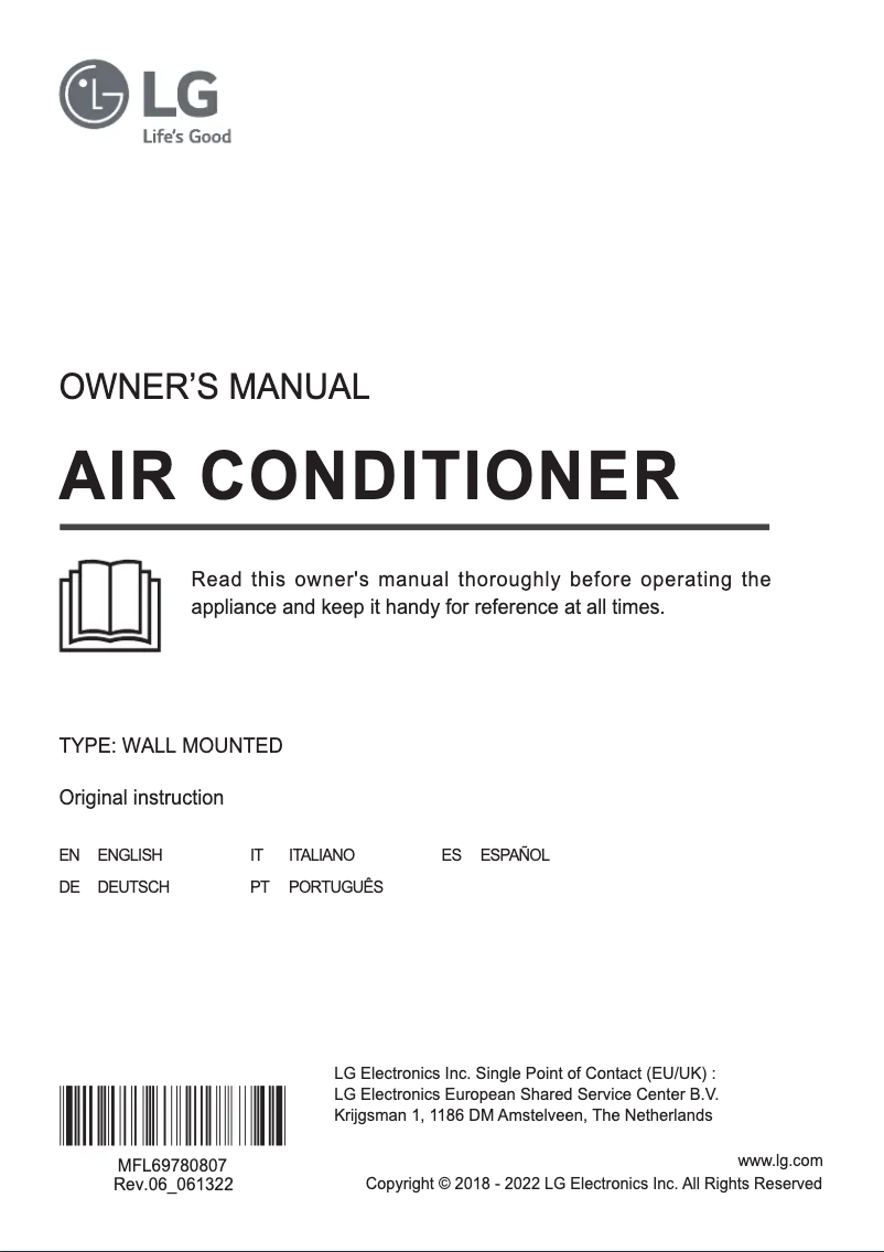 Página 1 del manual Manual de usuario LG S12EG