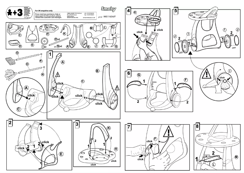 Página 1 del manual Manual de usuario Smoby Clean Service