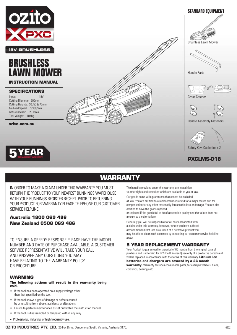 Imagen de la primera página del manual del dispositivo PXLMLTK-418