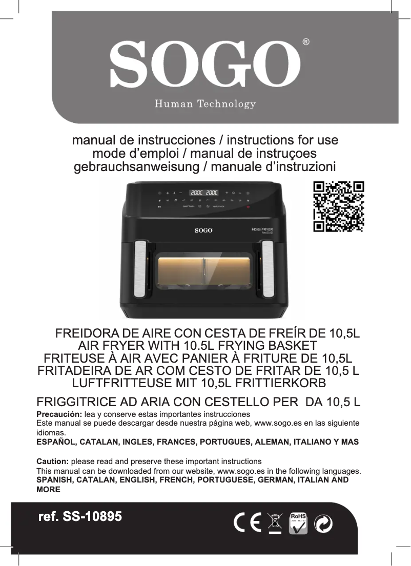 Página nº 1 - Manual de usuario Sogo SS-10895