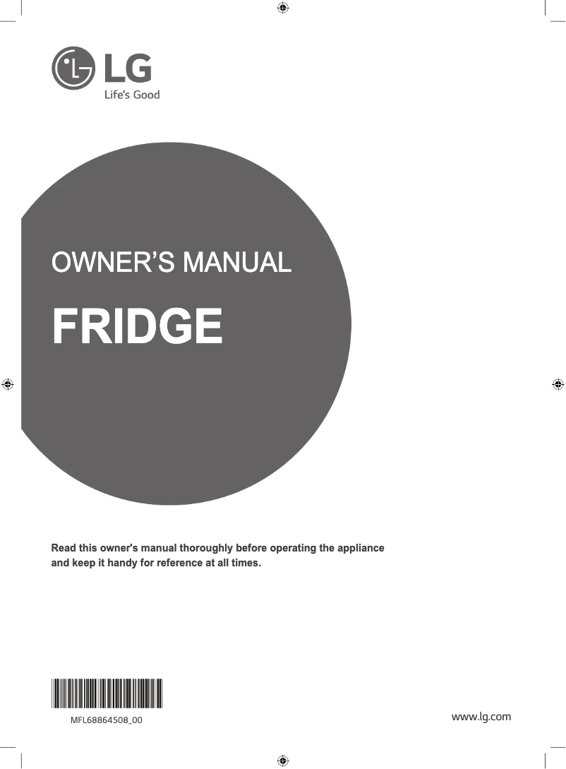 Imagen de la primera página del manual del dispositivo GR-F401ELNL