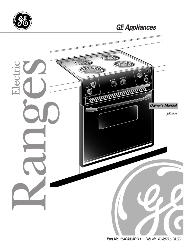 Imagen de la primera página del manual del dispositivo JMS08BAAD