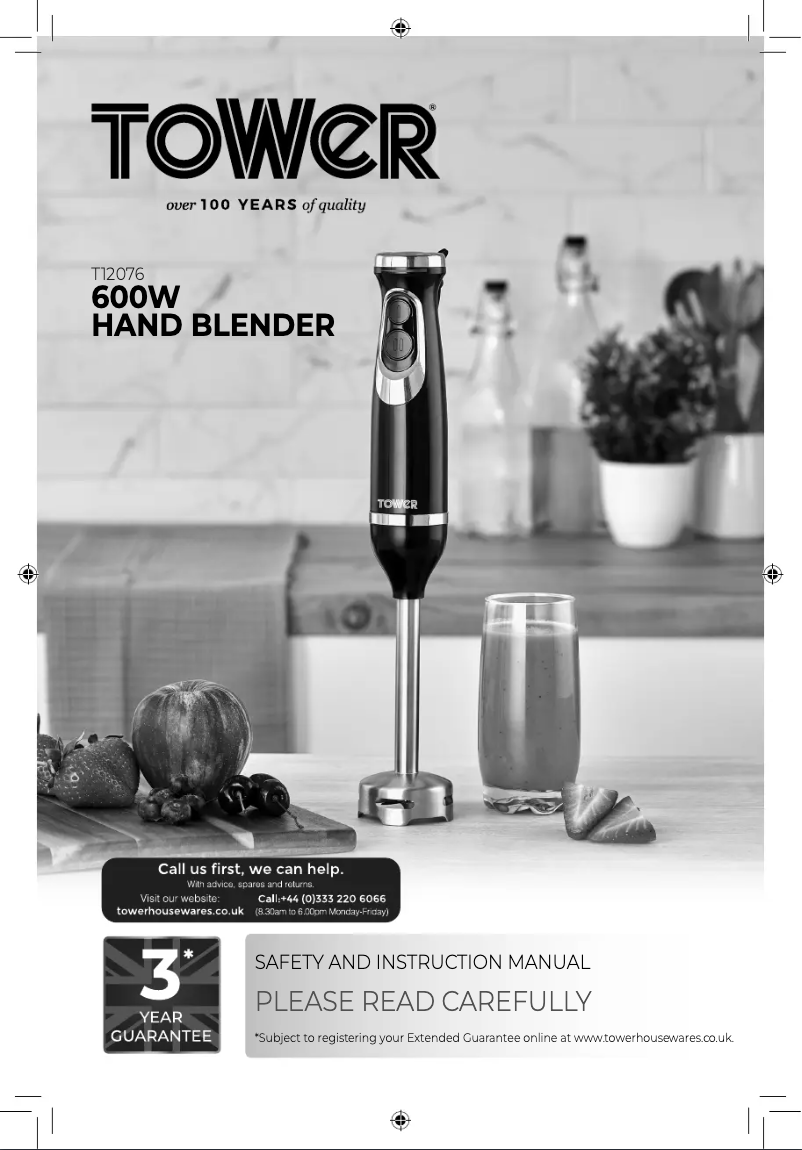 Imagen de la primera página del manual del dispositivo T12076