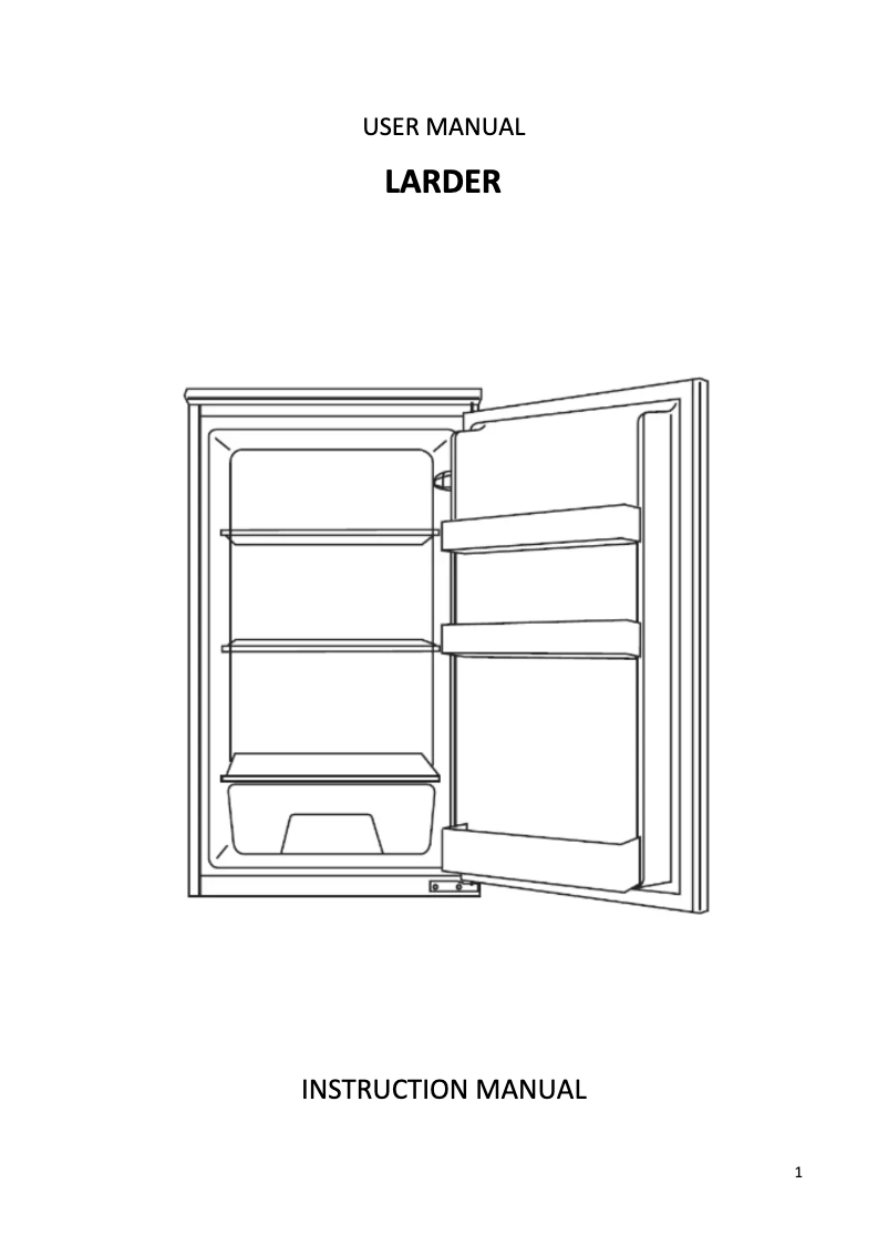 Página 1 del manual Ficha técnica Candy CBL 150 NE/VS
