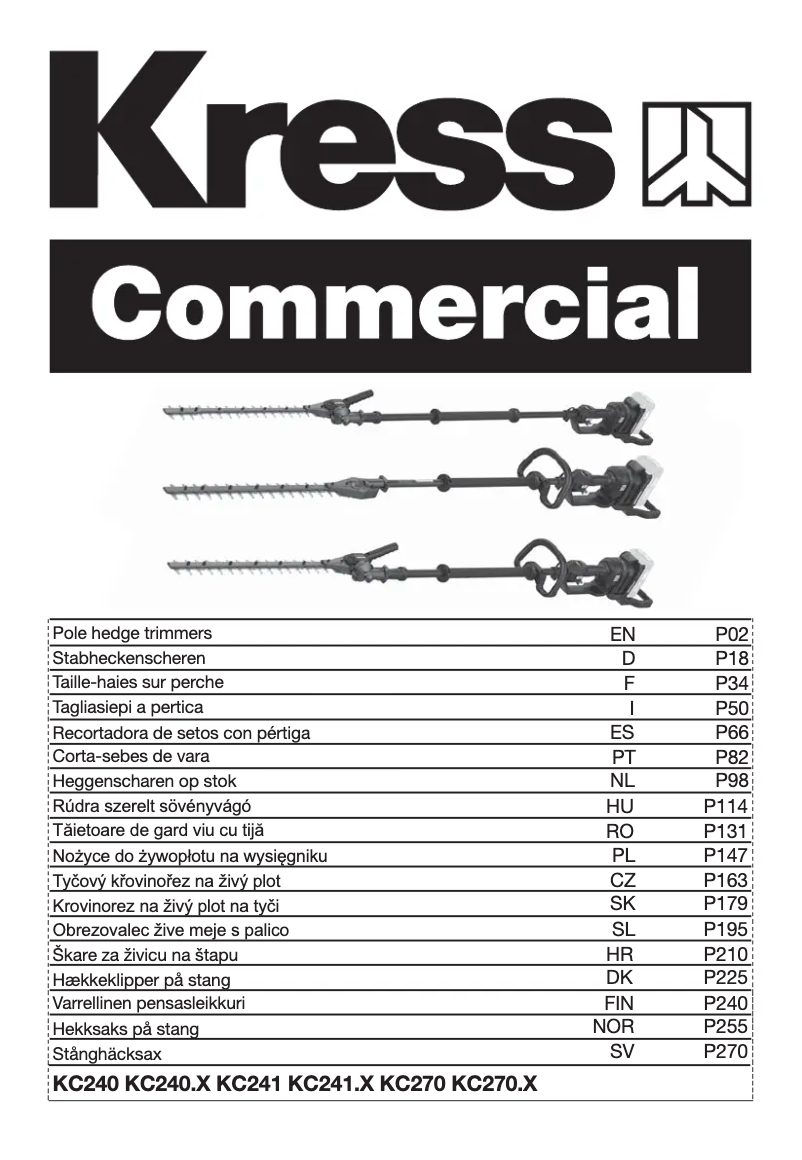 Imagen de la primera página del manual del dispositivo KC240.9