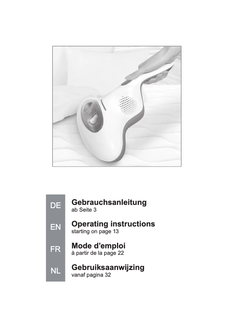 Imagen de la primera página del manual del dispositivo 03807