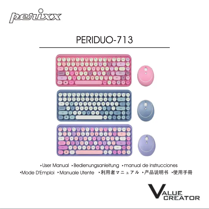 Imagen de la primera página del manual del dispositivo PERIDUO-713