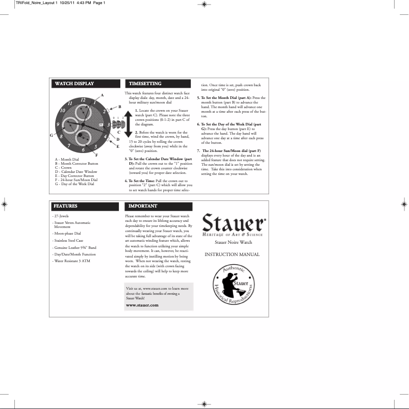 Imagen de la primera página del manual del dispositivo 17460