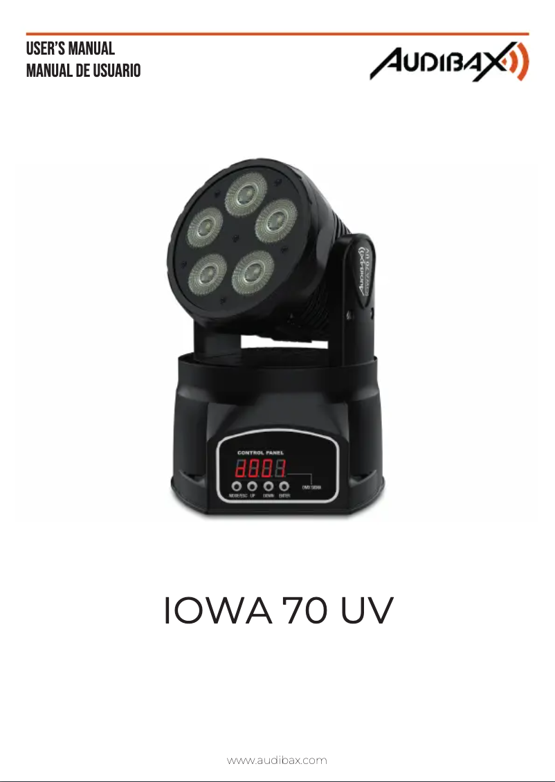 Página nº 1 - Manual de usuario Audibax Iowa 70 UV