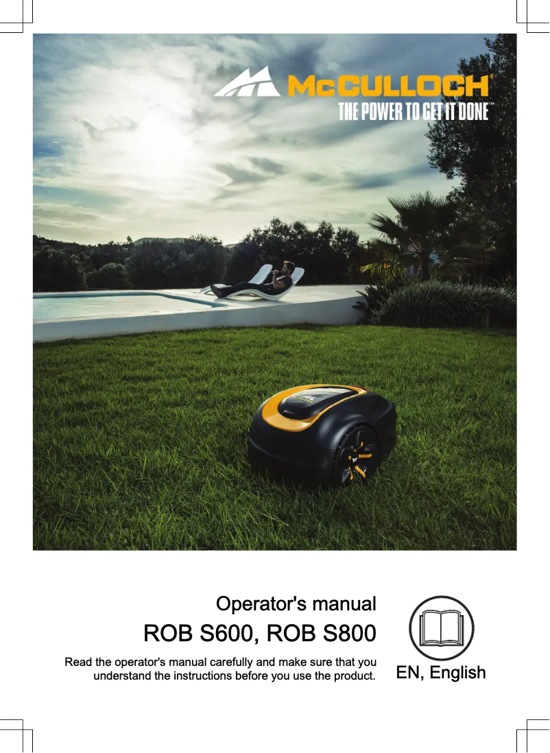 Imagen de la primera página del manual del dispositivo ROB S800