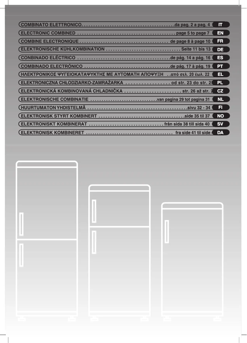 Página 1 del manual Manual de usuario Candy CDMEE 3750