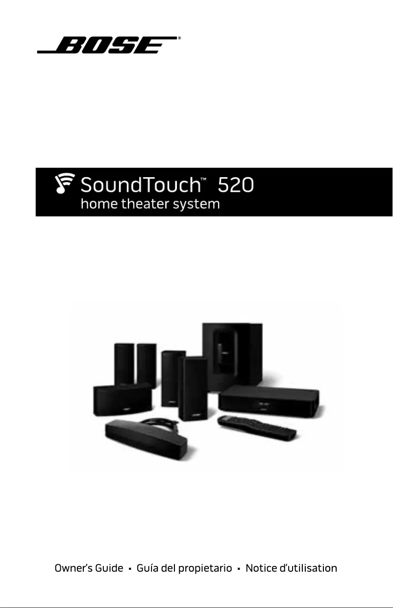 Página 1 del manual Manual de usuario Bose SoundTouch 520