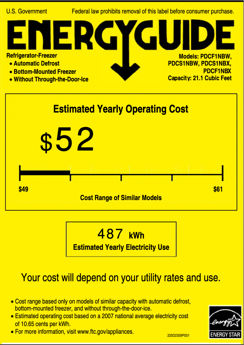 Imagen de la primera página del manual del dispositivo Profile PDCS1NBWLSS