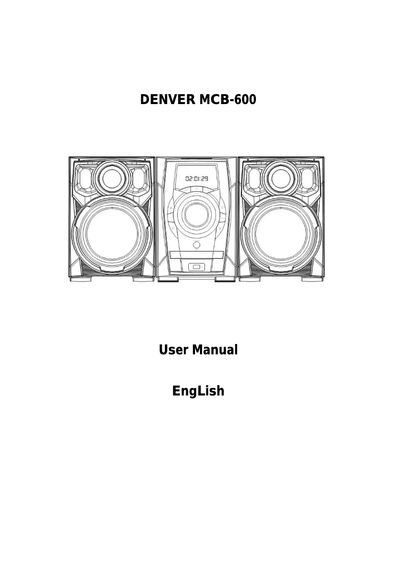 Imagen de la primera página del manual del dispositivo MCB-600