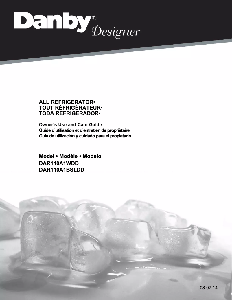 Imagen de la primera página del manual del dispositivo DAR110A1DD