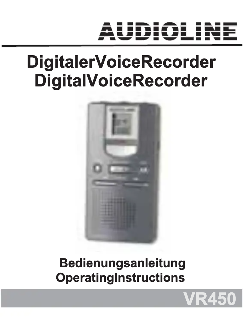 Página 1 del manual Manual de usuario Philips VR450