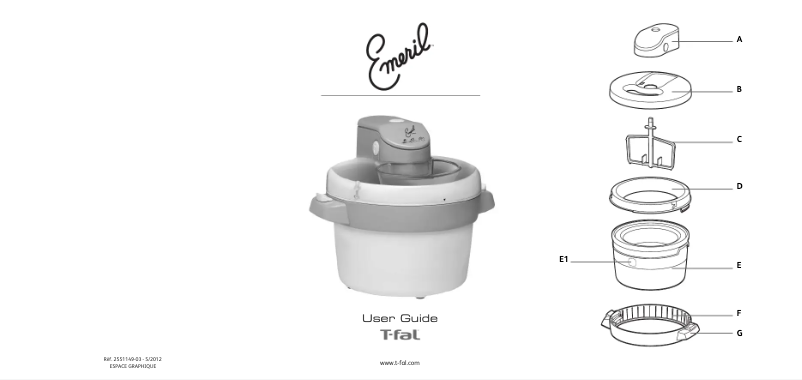Página 1 del manual Manual de usuario Tefal Gelato IG5025