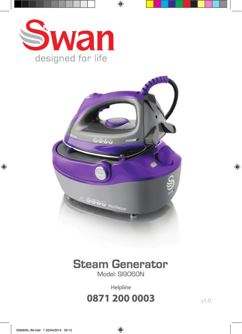 Imagen de la primera página del manual del dispositivo SI9060N