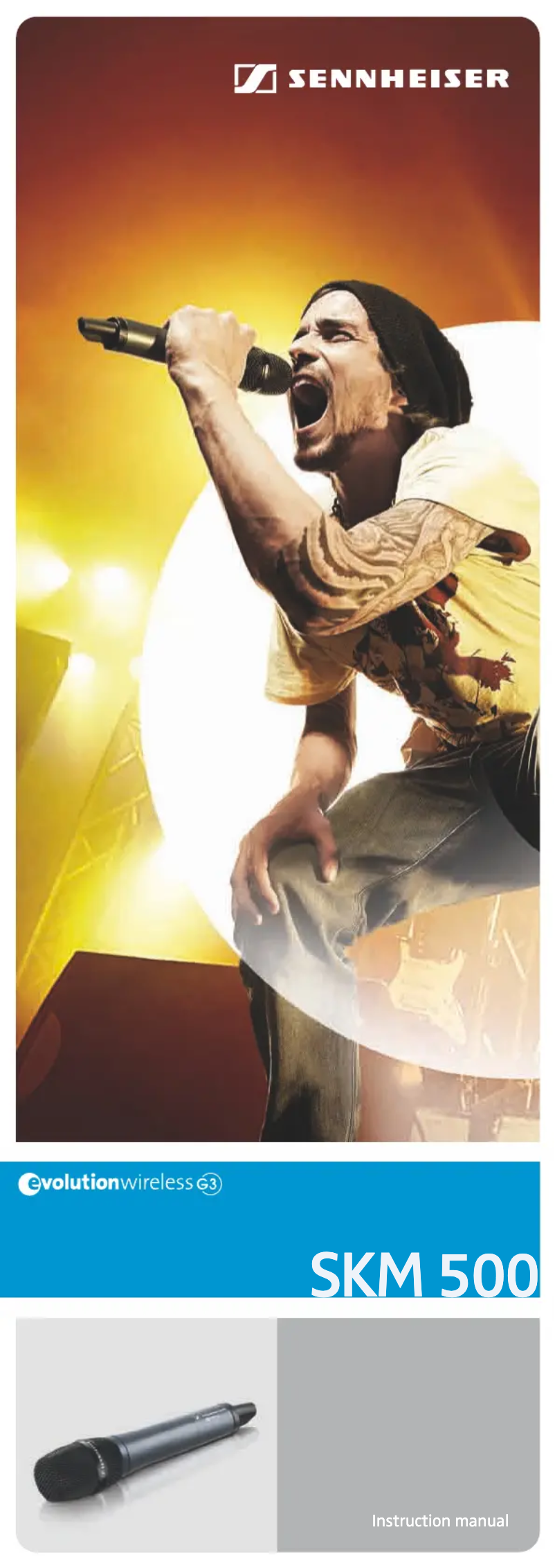 Página 1 del manual Manual de usuario Sennheiser SKM 500-935 G3