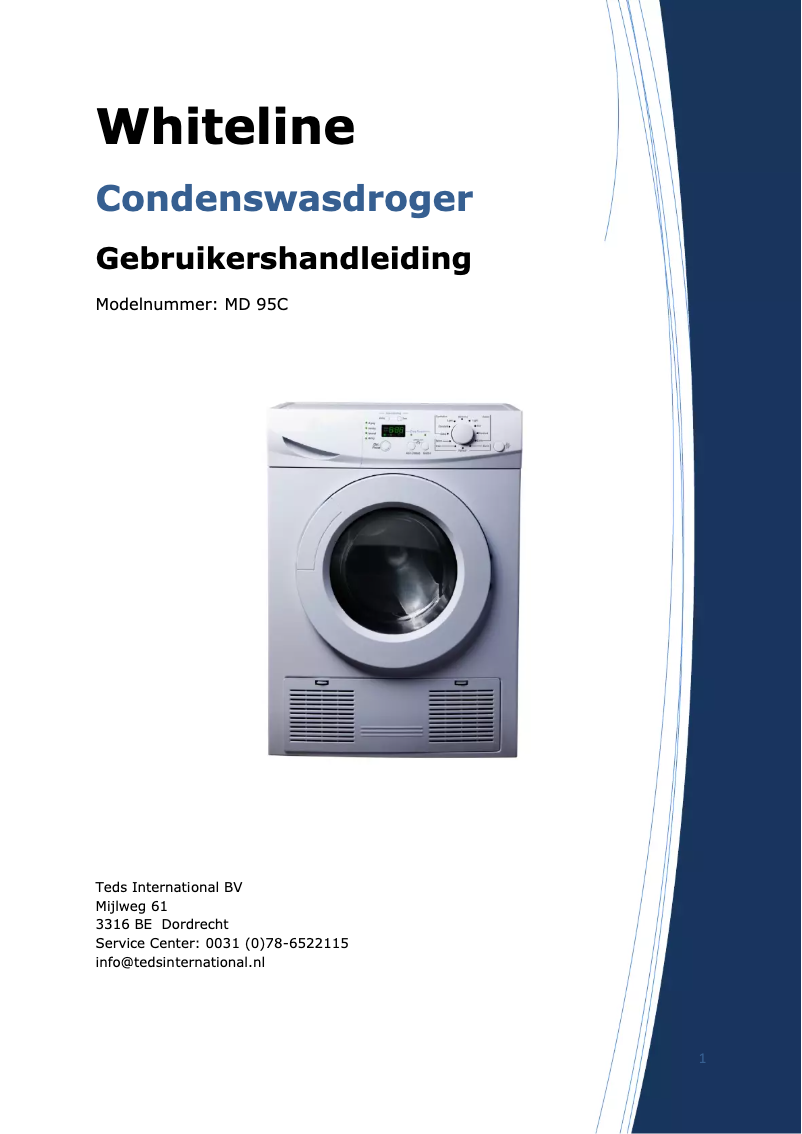 Imagen de la primera página del manual del dispositivo MD 95C