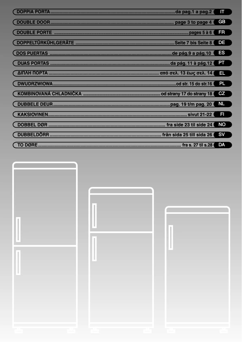 Página 1 del manual Manual de usuario Candy CFD 2555 A