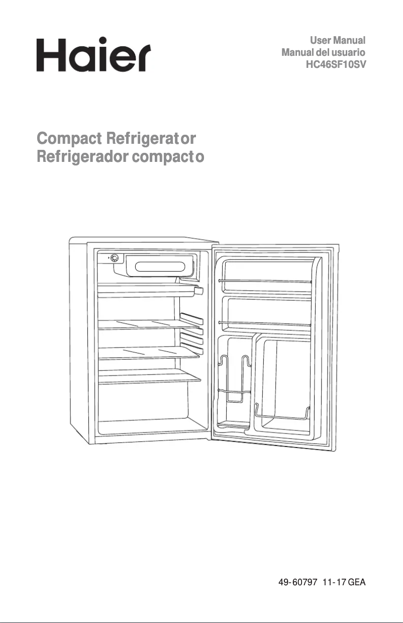 Página 1 del manual Manual de usuario Haier HC46SF10SV