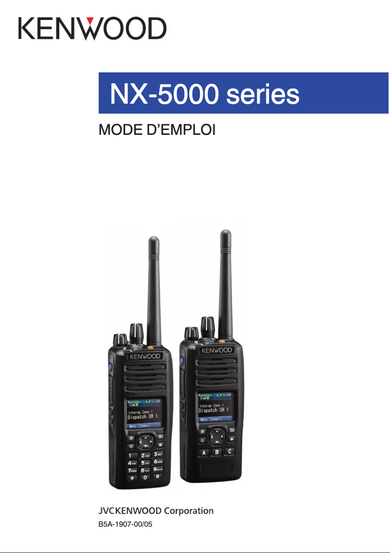 Página 1 del manual Manual de usuario Kenwood NX-5300