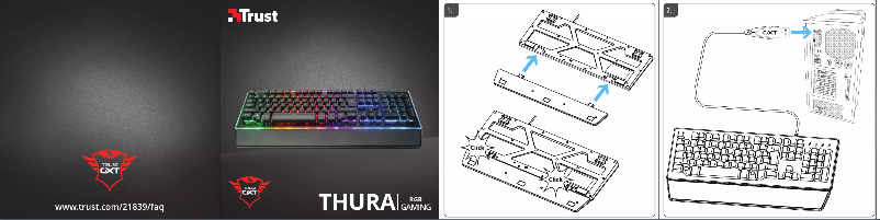 Página nº 1 - Manual de usuario Trust Thura GXT 86