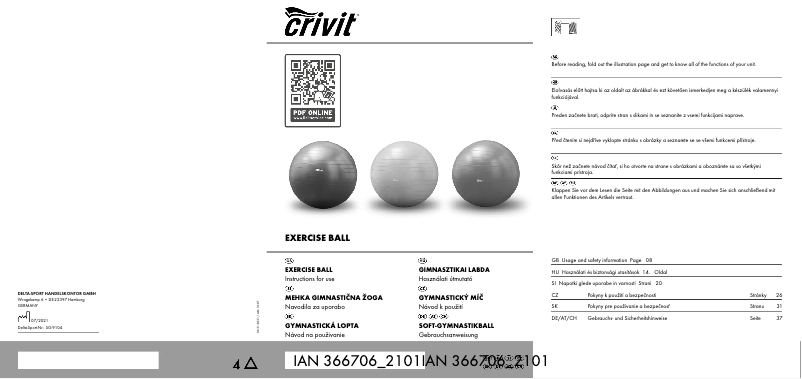 Página nº 1 - Manual de usuario Crivit IAN 366706