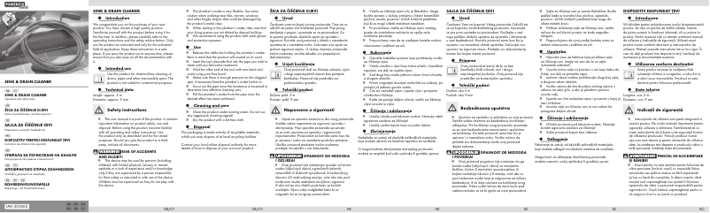 Imagen de la primera página del manual del dispositivo HG03974