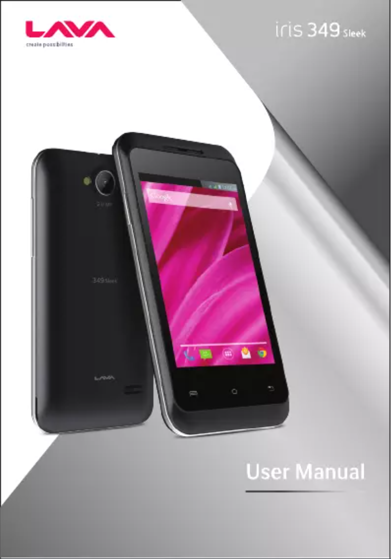 Imagen de la primera página del manual del dispositivo Iris 349 Sleek