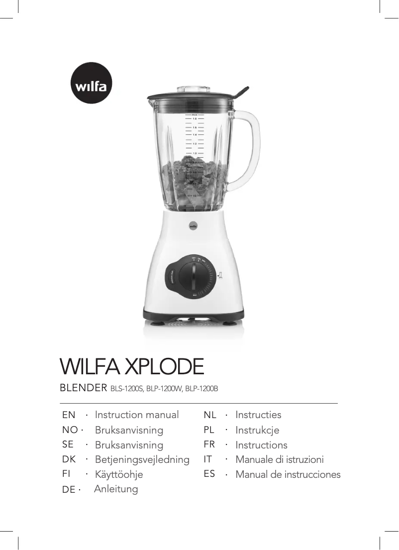 Imagen de la primera página del manual del dispositivo Xplode BLP-1200B