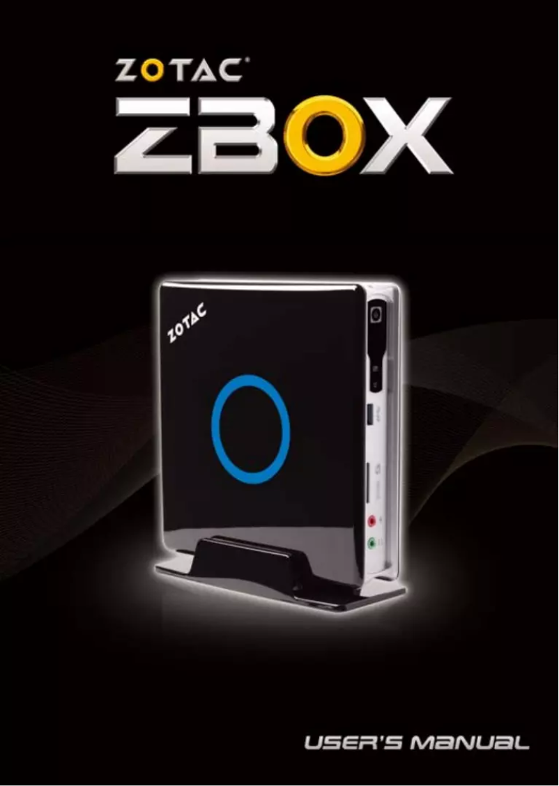 Página 1 del manual Manual de usuario Zotac ZBOX ID42 Plus
