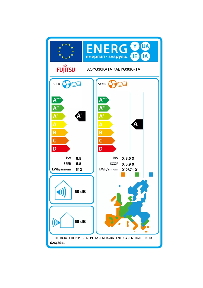 Imagen de la primera página del manual del dispositivo ABYG30KRTA